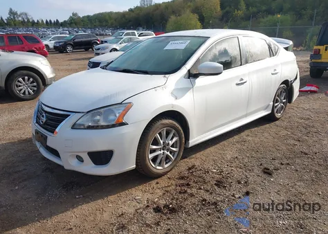 2013 Nissan Sentra Sr z USA, uszkodzony, nr VIN 3N1AB7AP6DL781539
